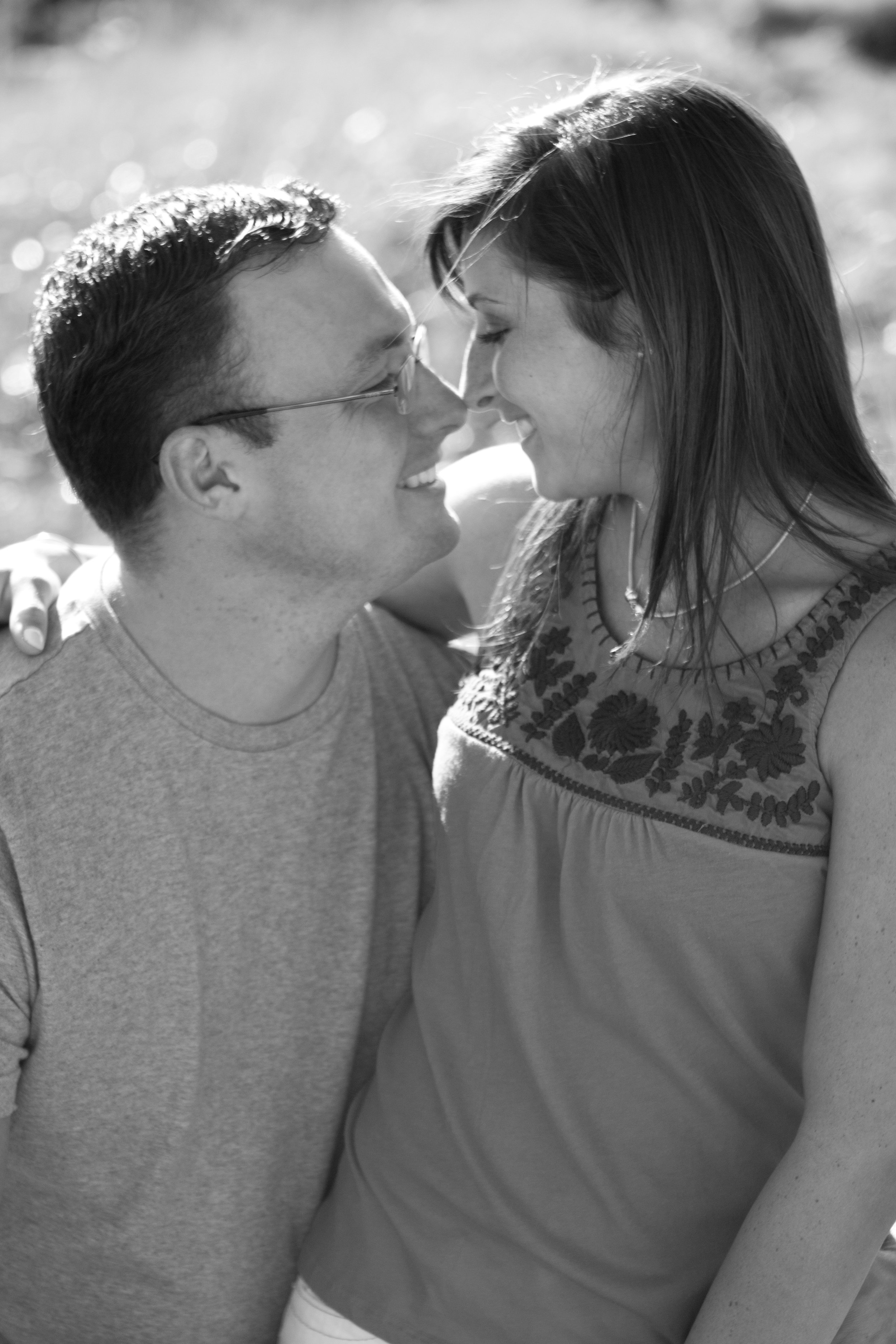 Erin and Mike Sandy Beach Cohasset Harbor South Shore Massachusetts Engagement Photographer Shannon Sorensen Photography