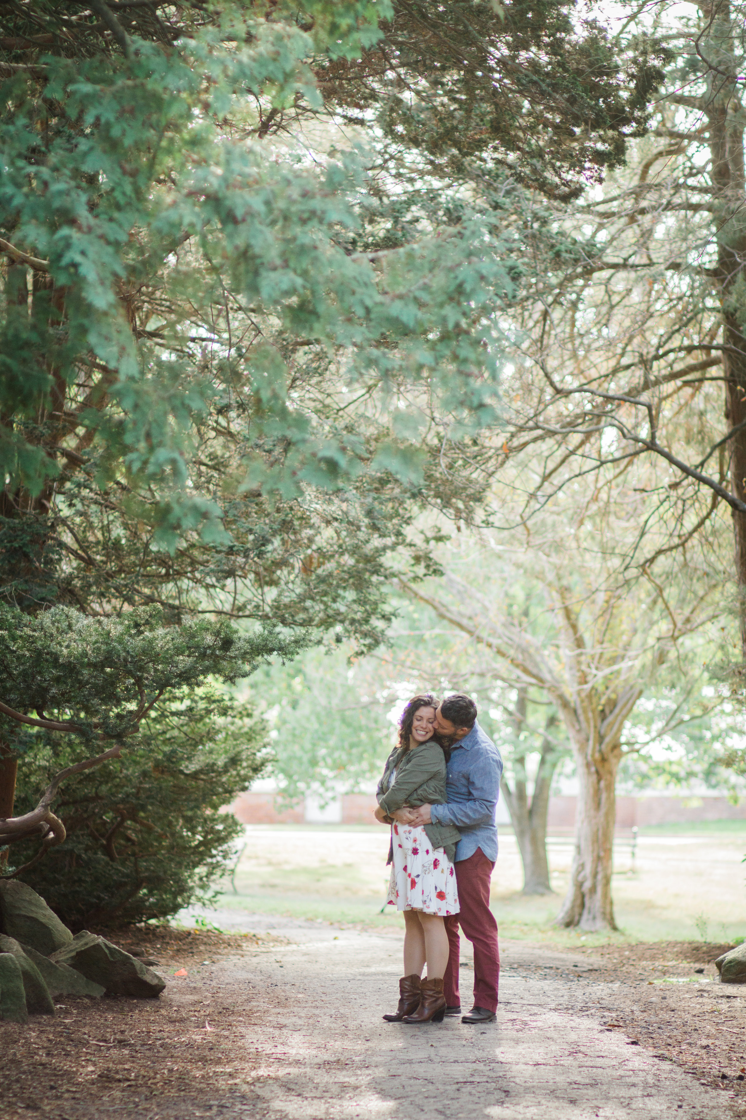 Barbara and James Elizabeth Park West Hartford Connecticut Engagement Photographer Shannon Sorensen Photography
