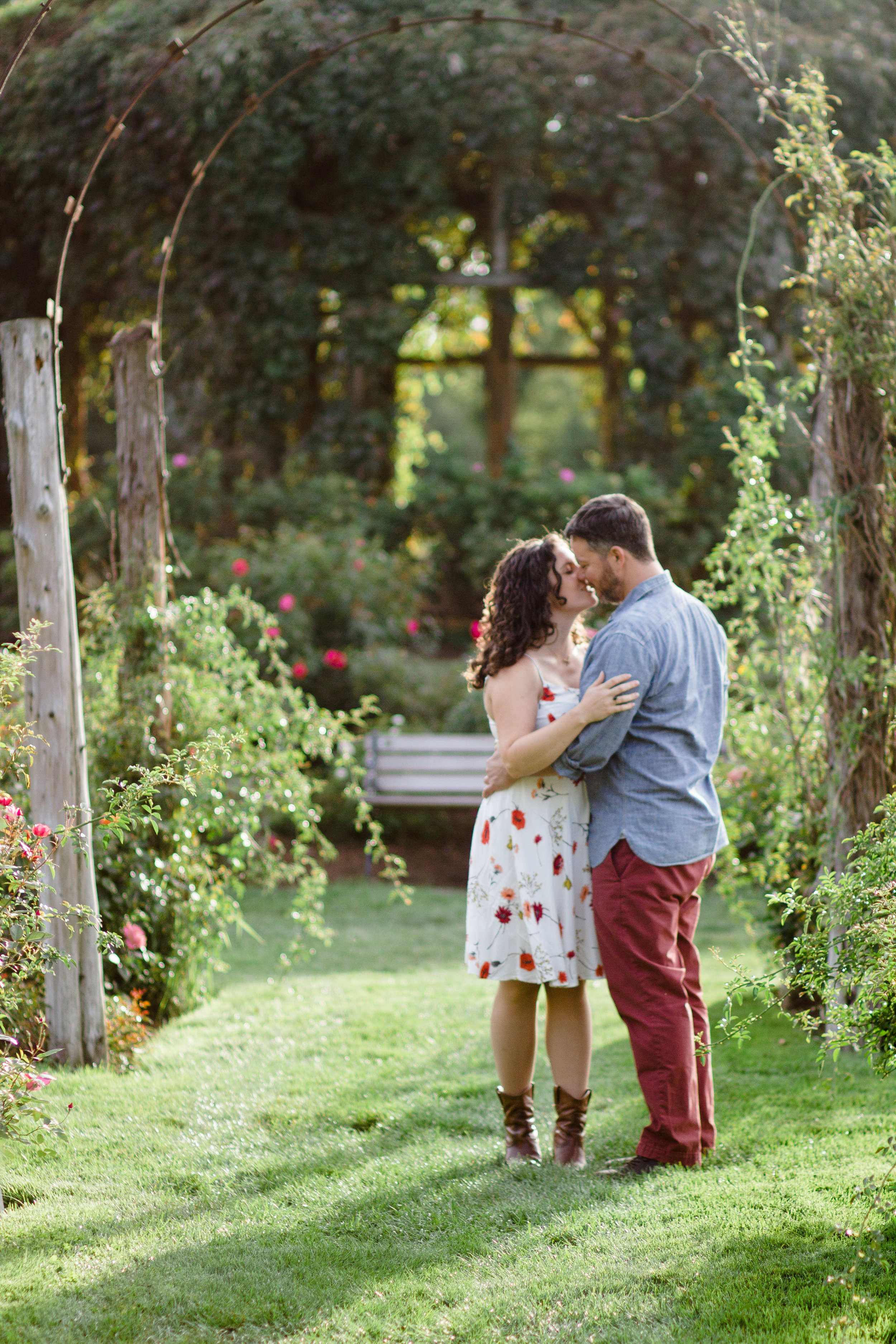 Barbara and James Elizabeth Park West Hartford Connecticut Engagement Photographer Shannon Sorensen Photography