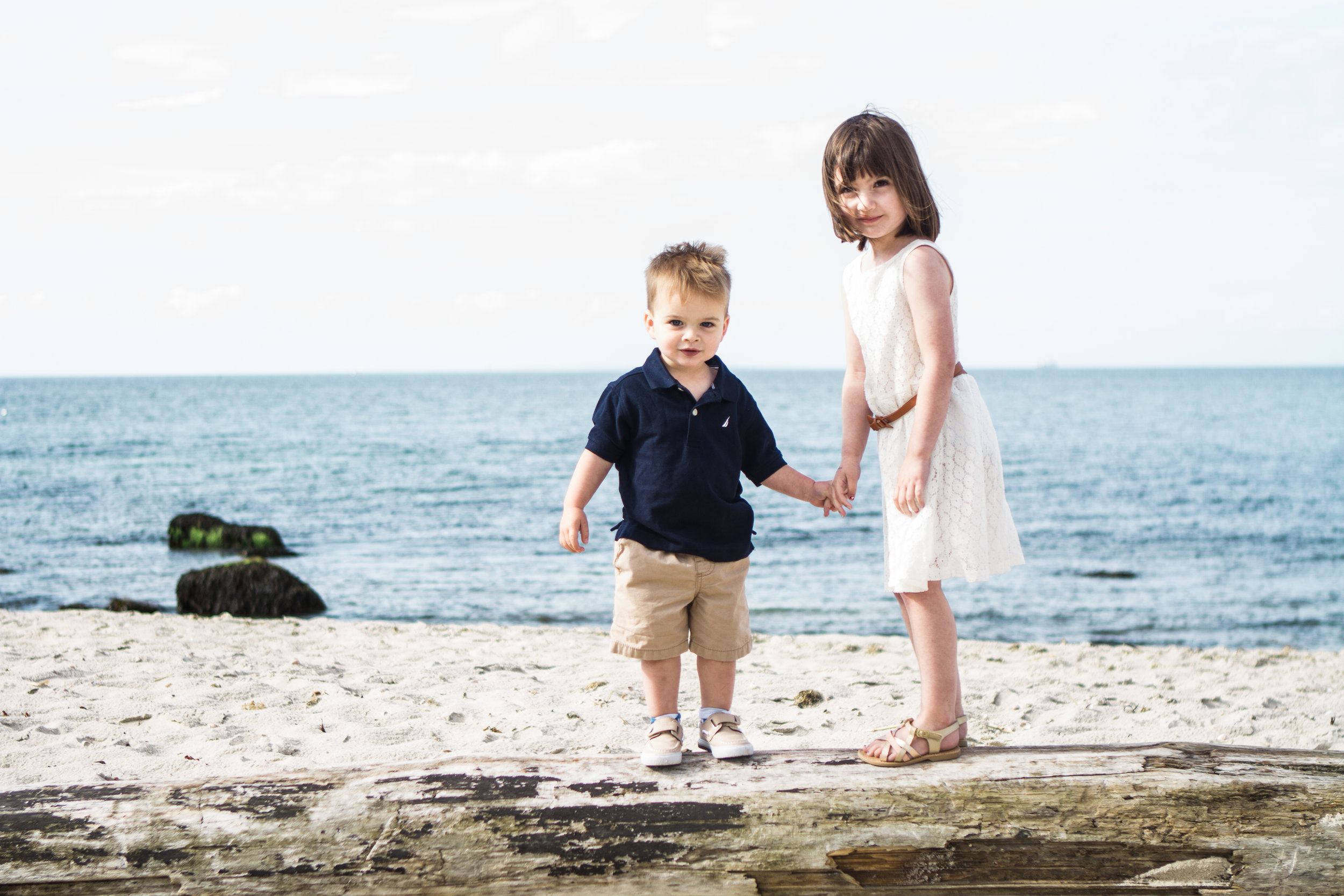 Spring Family Beach Session at Harkness Memorial State Park Waterford Connecticut Shoreline Photographer Shannon Sorensen Photography