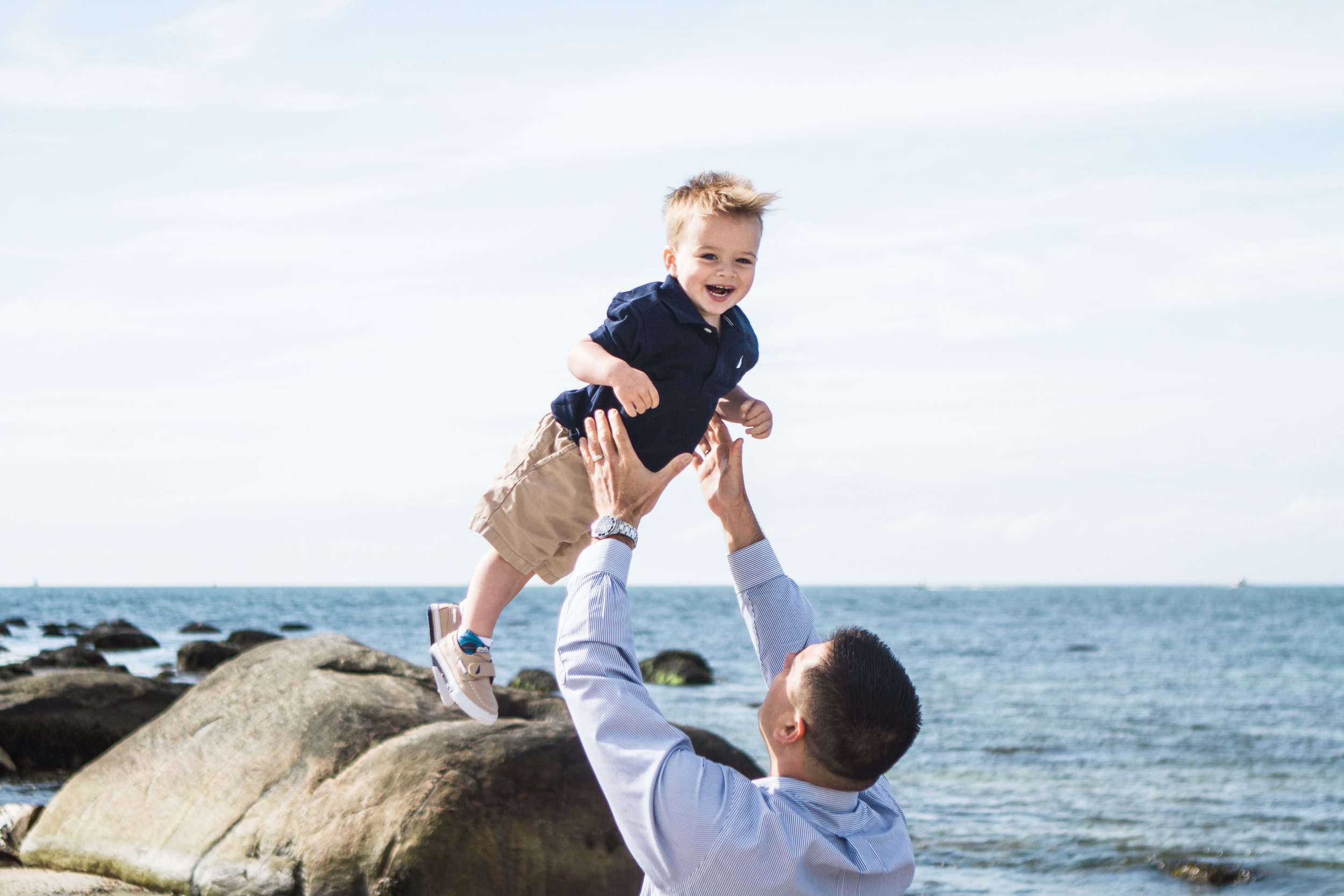 Spring Family Beach Session at Harkness Memorial State Park Waterford Connecticut Shoreline Photographer Shannon Sorensen Photography