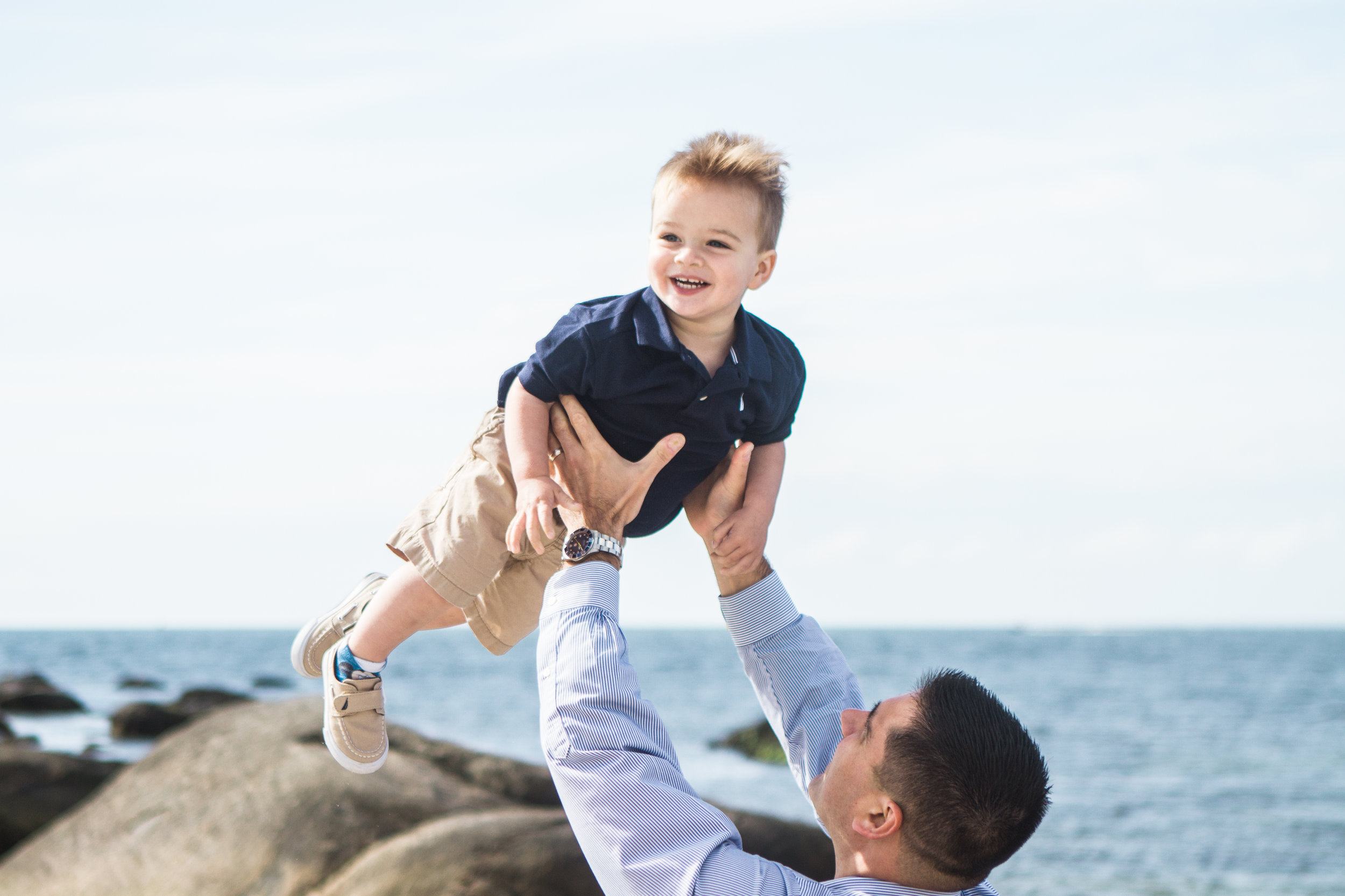 Spring Family Beach Session at Harkness Memorial State Park Waterford Connecticut Shoreline Photographer Shannon Sorensen Photography