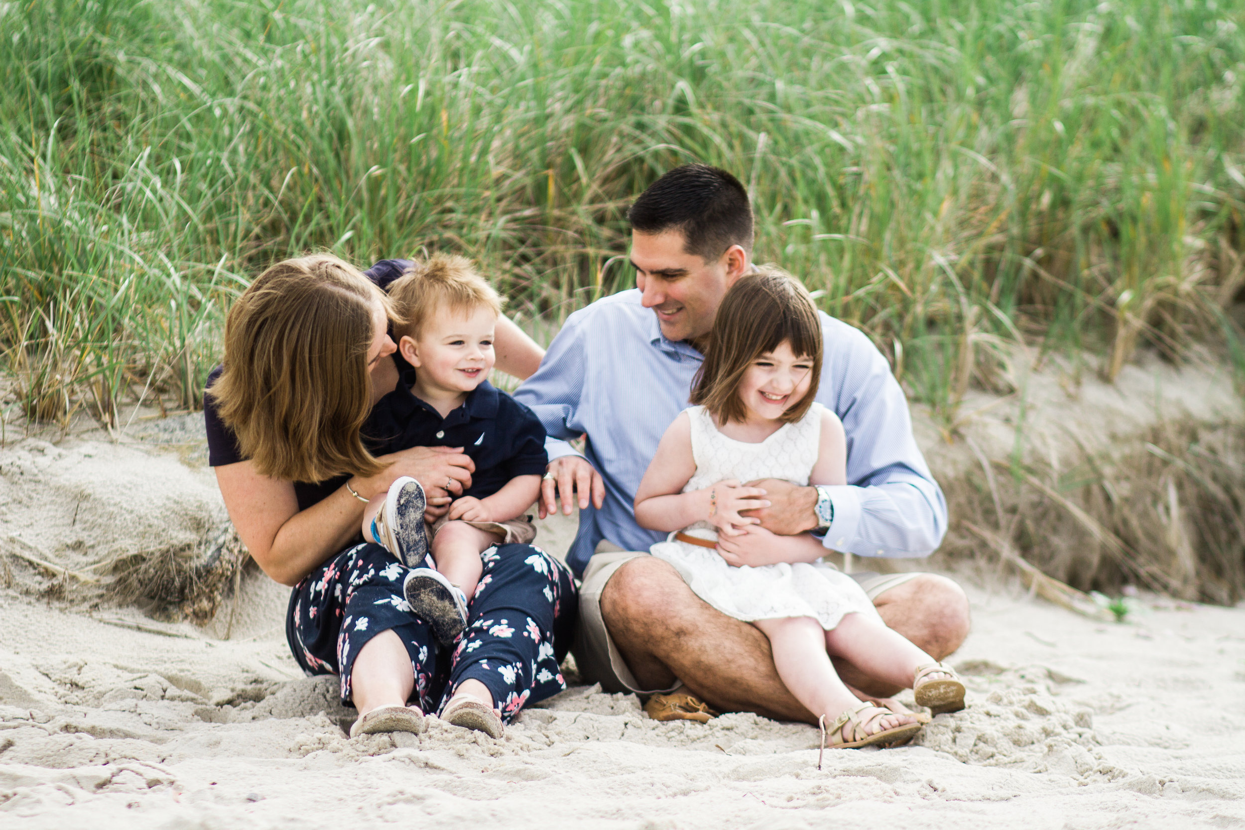 Spring Family Beach Session at Harkness Memorial State Park Waterford Connecticut Shoreline Photographer Shannon Sorensen Photography