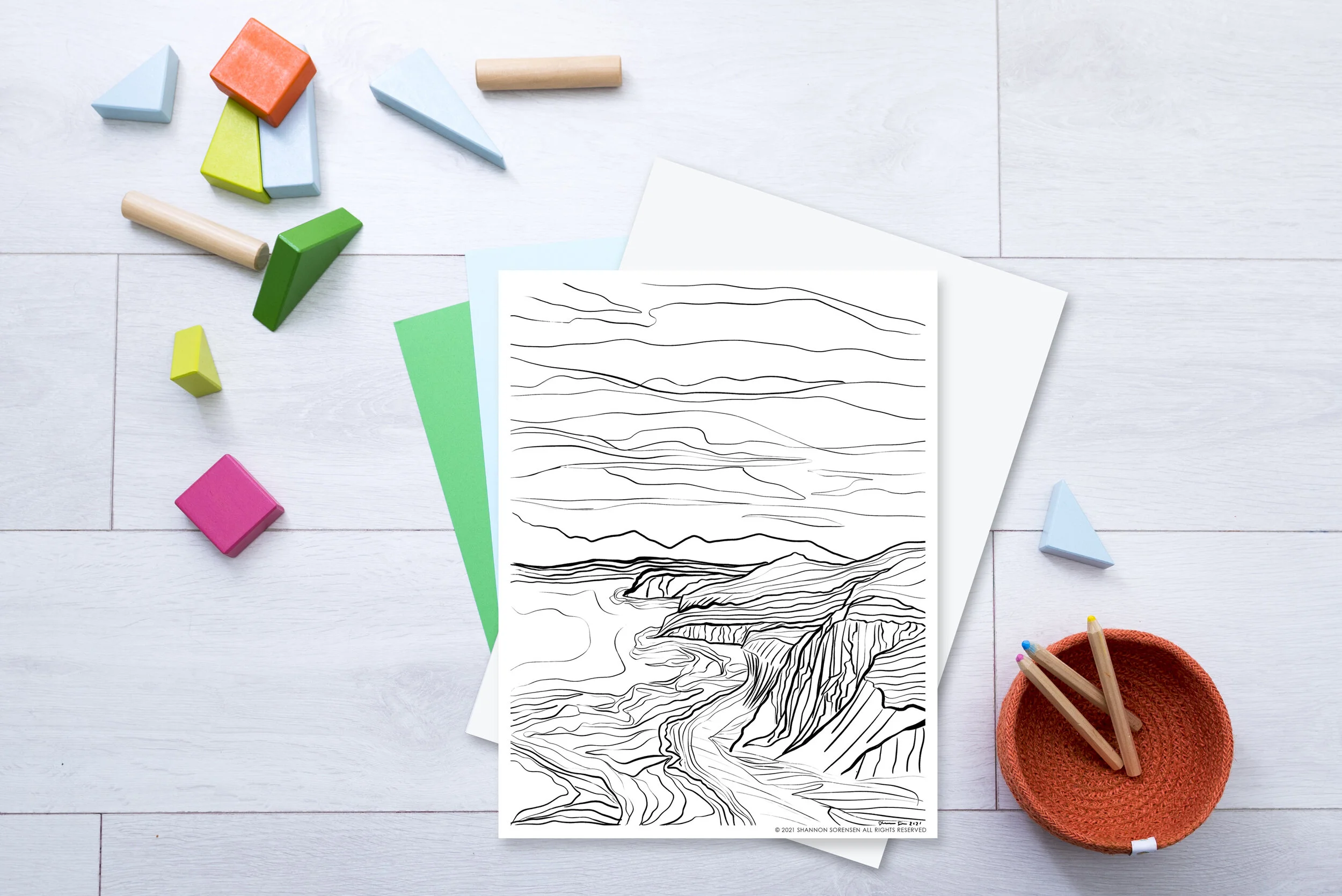Coastal Dream Printable Coloring Page_Shannon Sorensen_The Salty Mama_Etsy 2.jpg