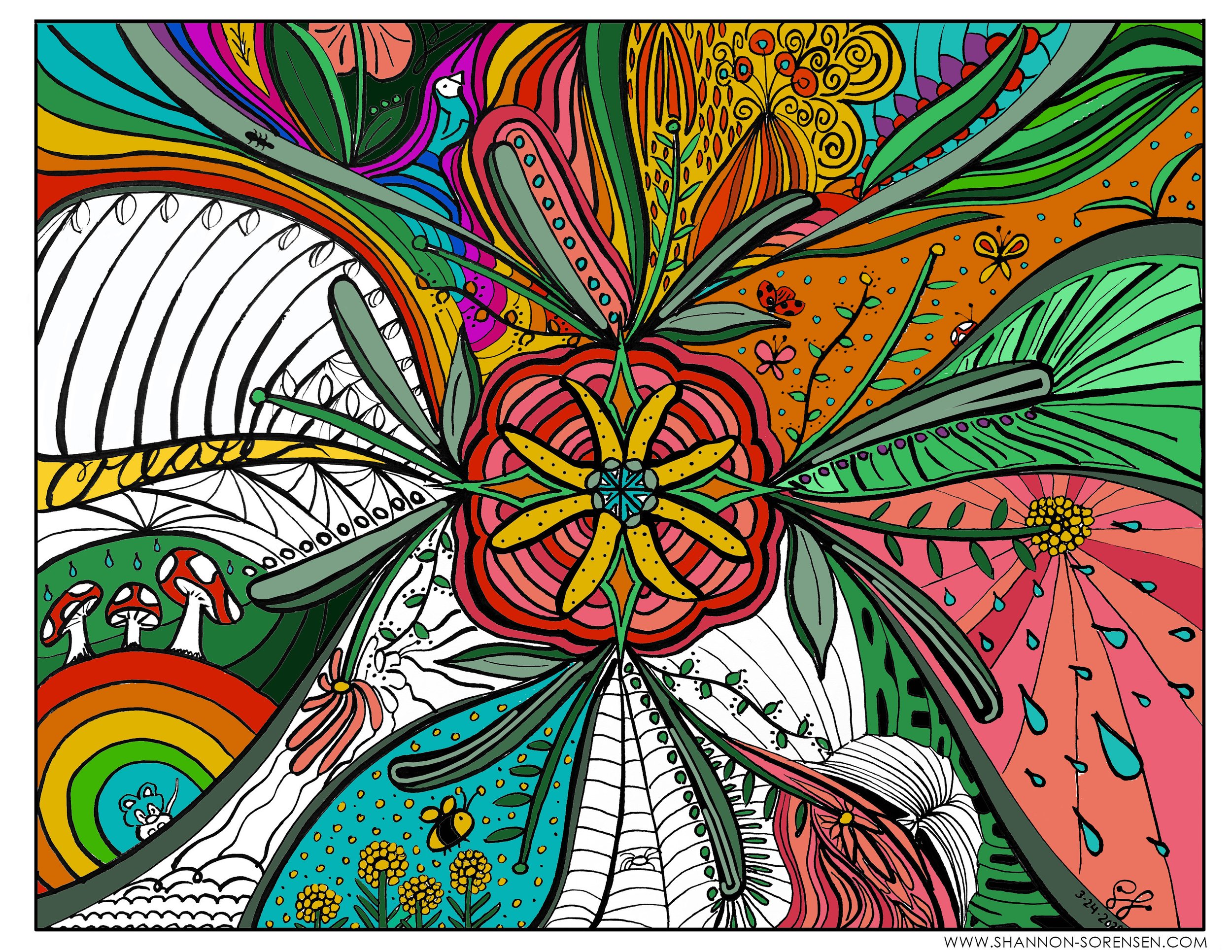 30-page Printable Coloring Page Bundle by Shannon Sorensen — New ...