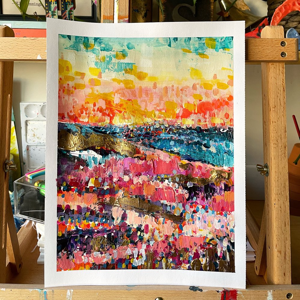 Abstract Expressionist Painting by Connecticut Artist Shannon Sorensen