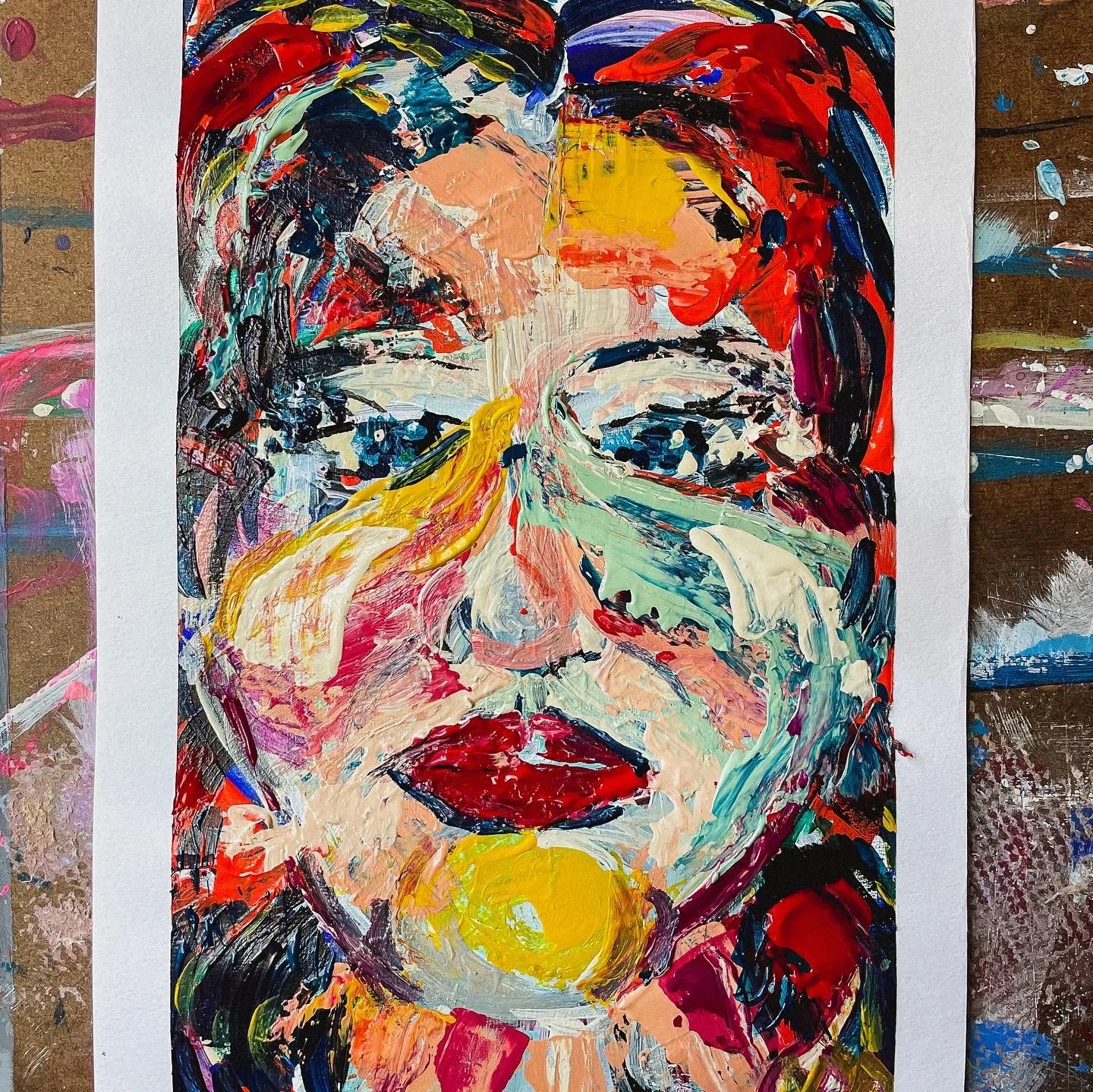 First Self Portrait, 6x9 on Paper