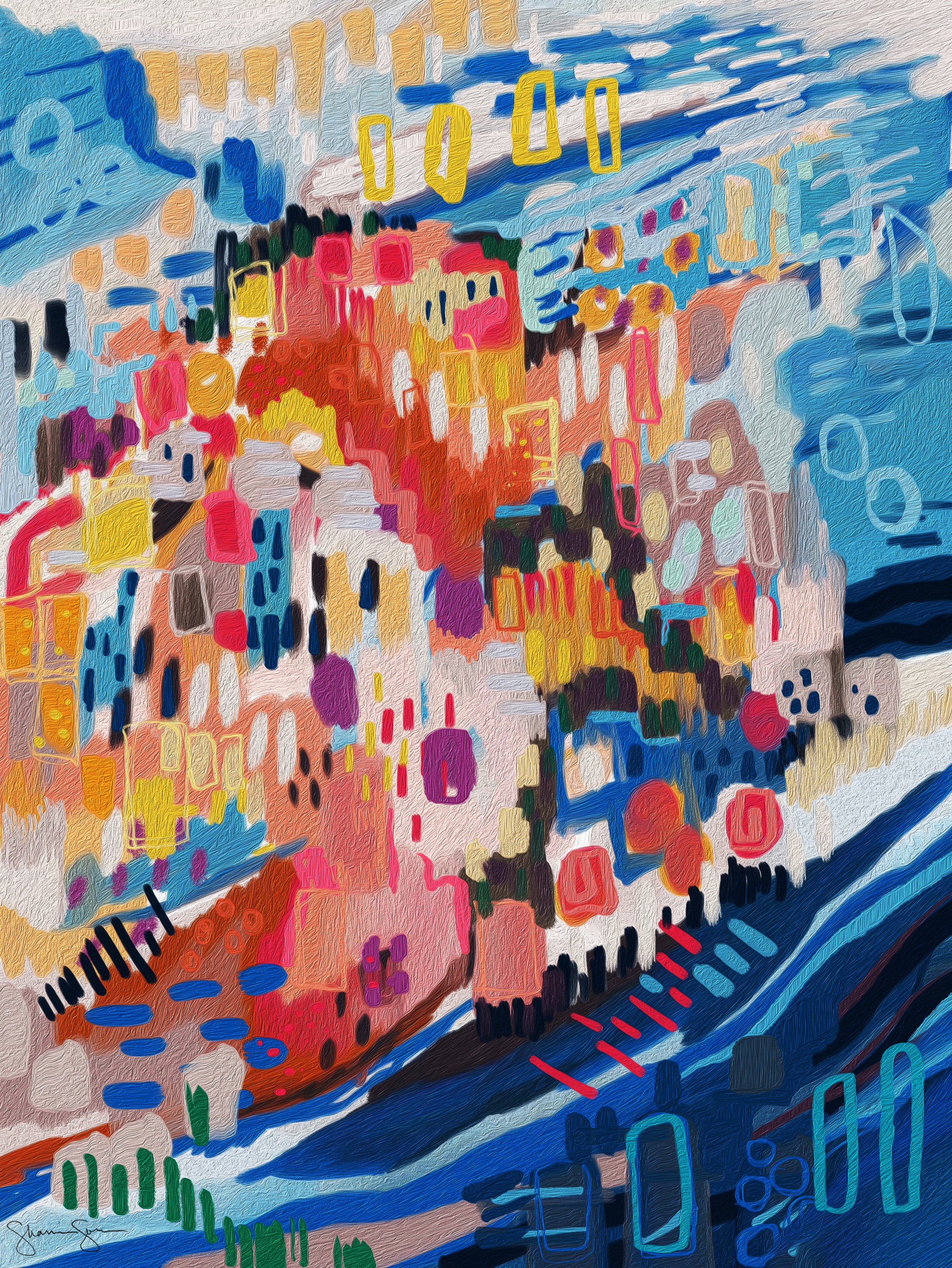Cinque Terre_Digital Abstract Art by Shannon Sorensen.jpg