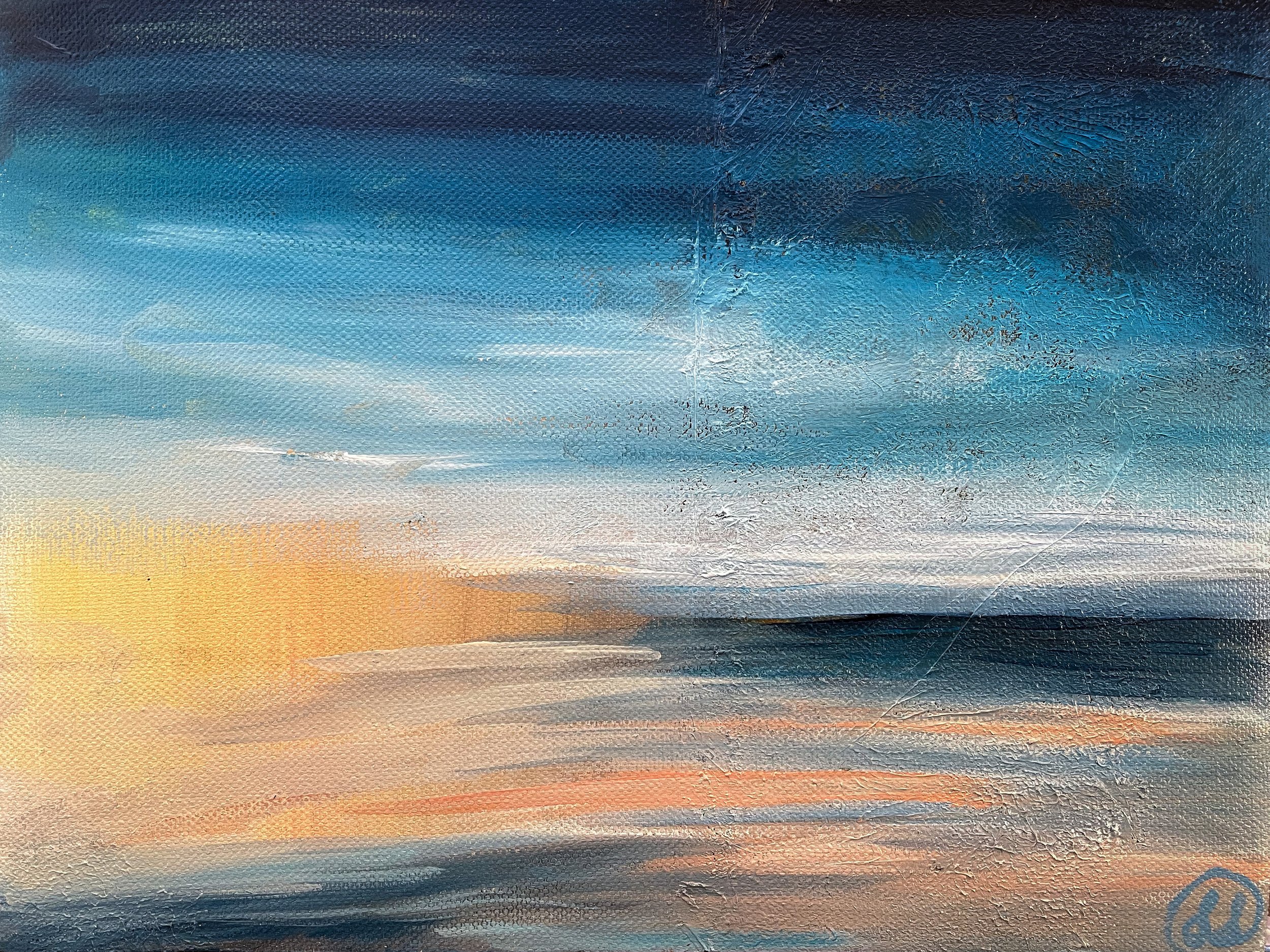 Touching Heaven_December 2021_Acrylic on Recycled 9x12 Canvas_Connecticut Artist Shannon Sorensen.jpg
