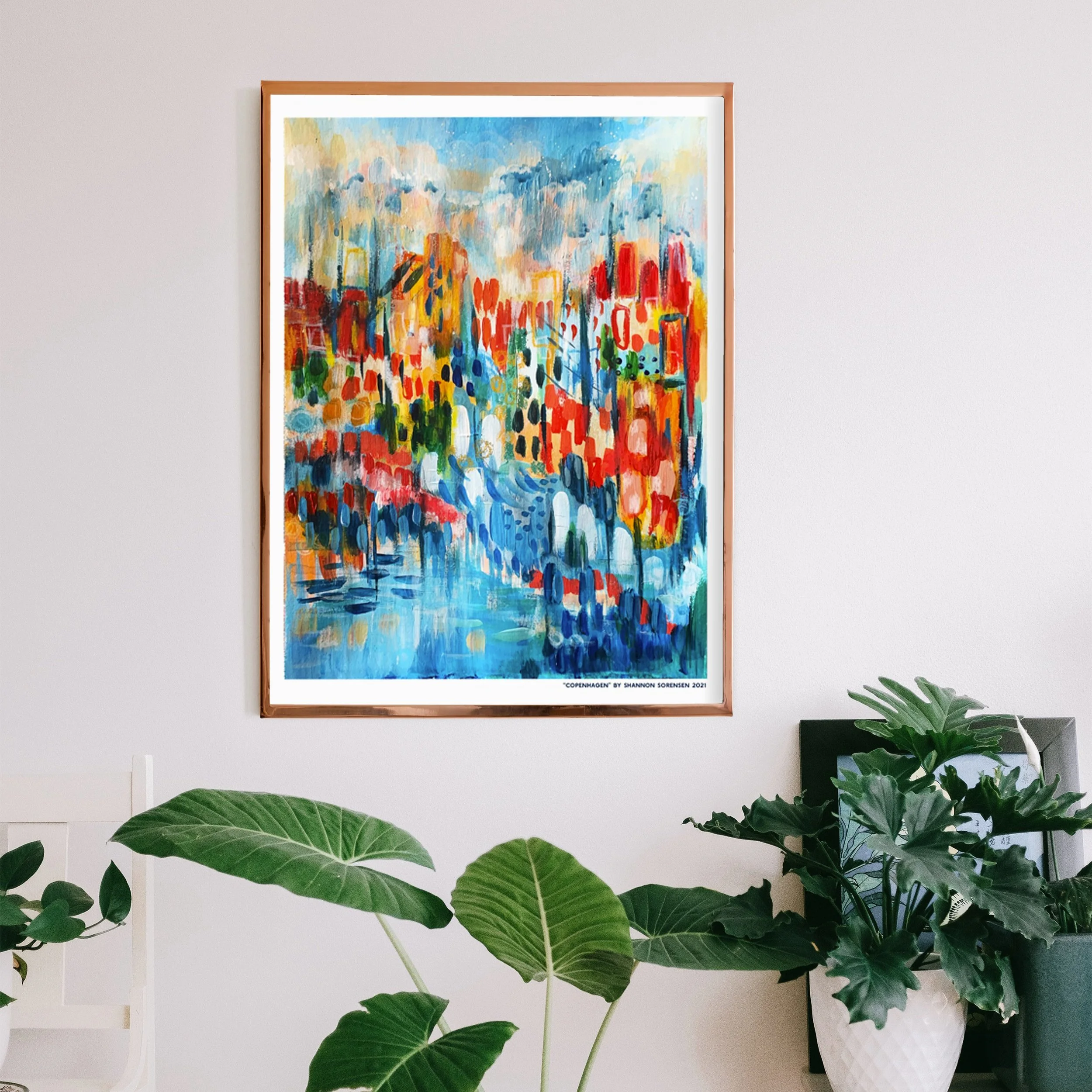 Copenhagen Art Print Poster
