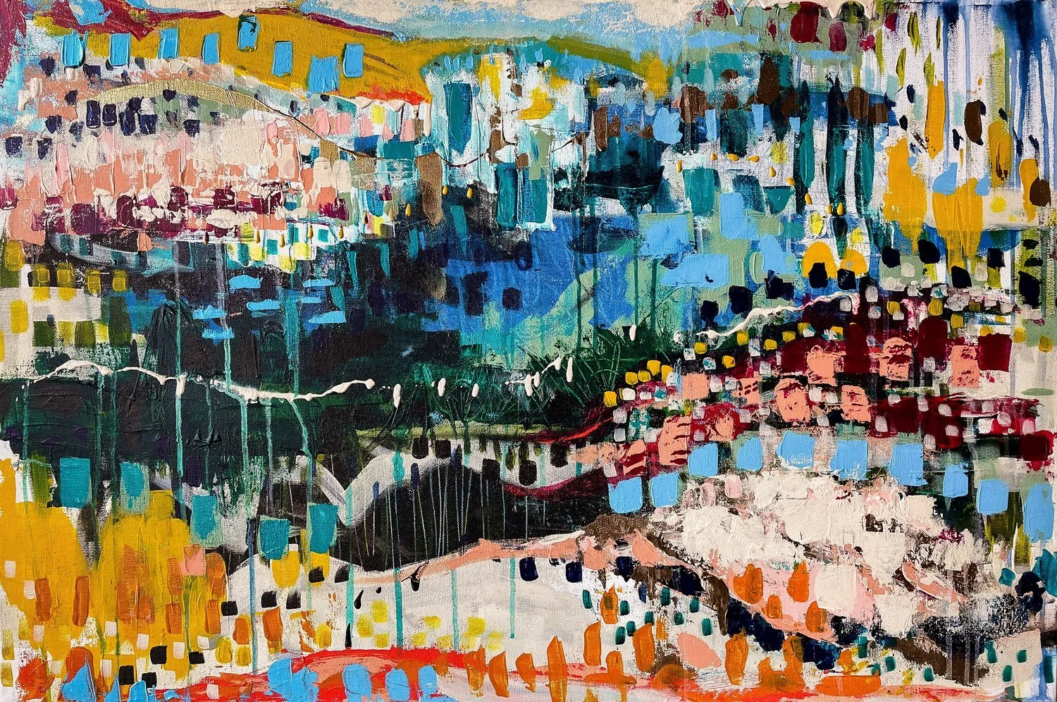 Across the Universe-Inspired Abstract Dreamscape by Connecticut Artist Shannon Sorensen