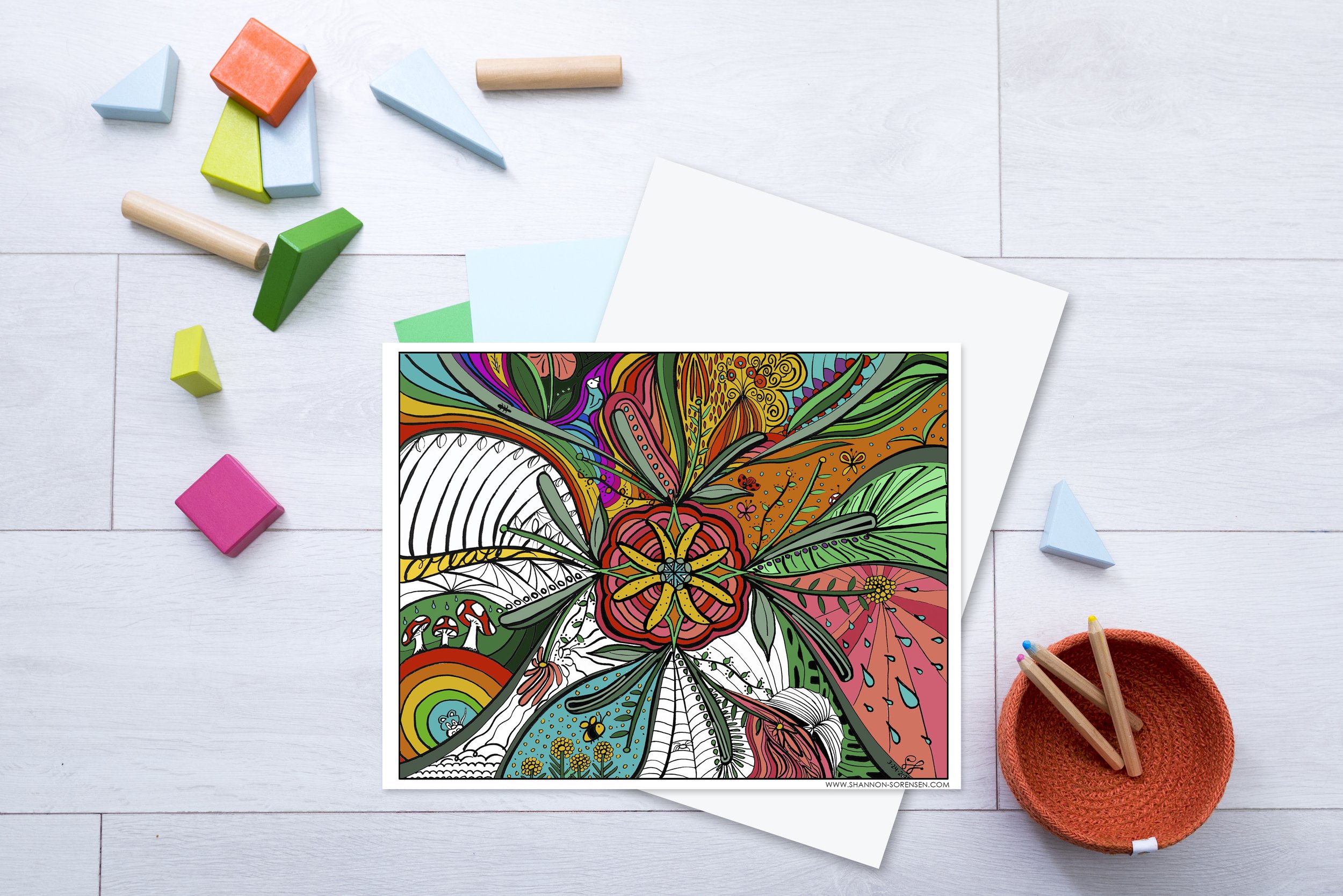 Free Adult Coloring Pages - Creative Designs - Dear Creatives