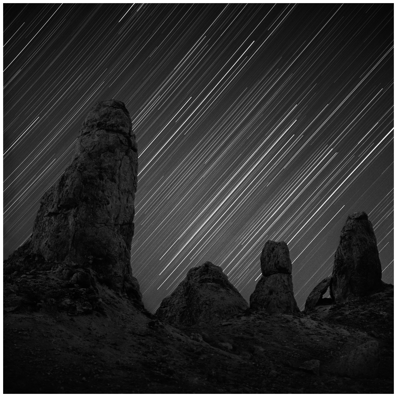 Orion Over the Trona Pinnacles