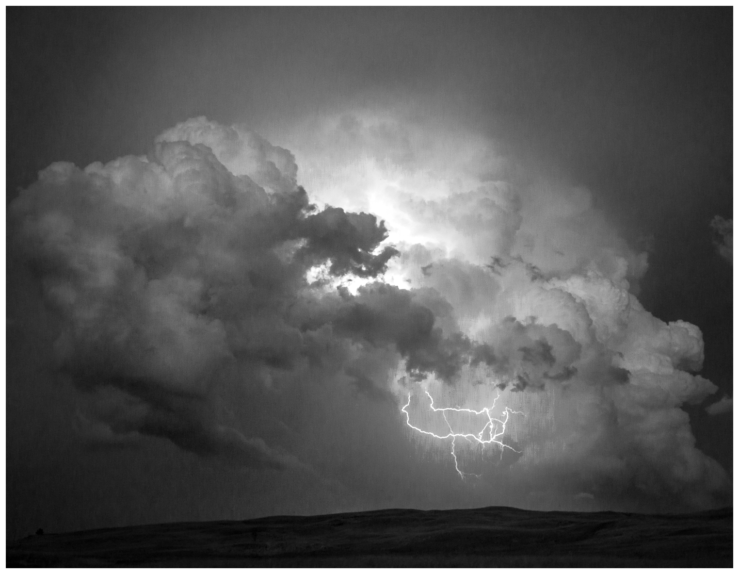 Lightning Storm Near Whitman, Nebraska