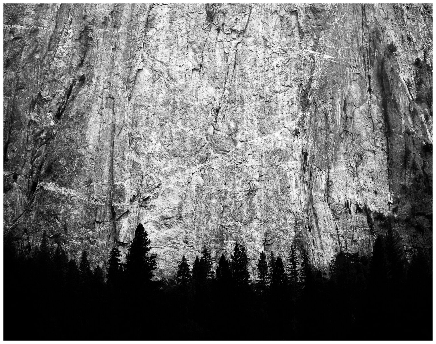 Cathedral Rocks Wall, Yosemite