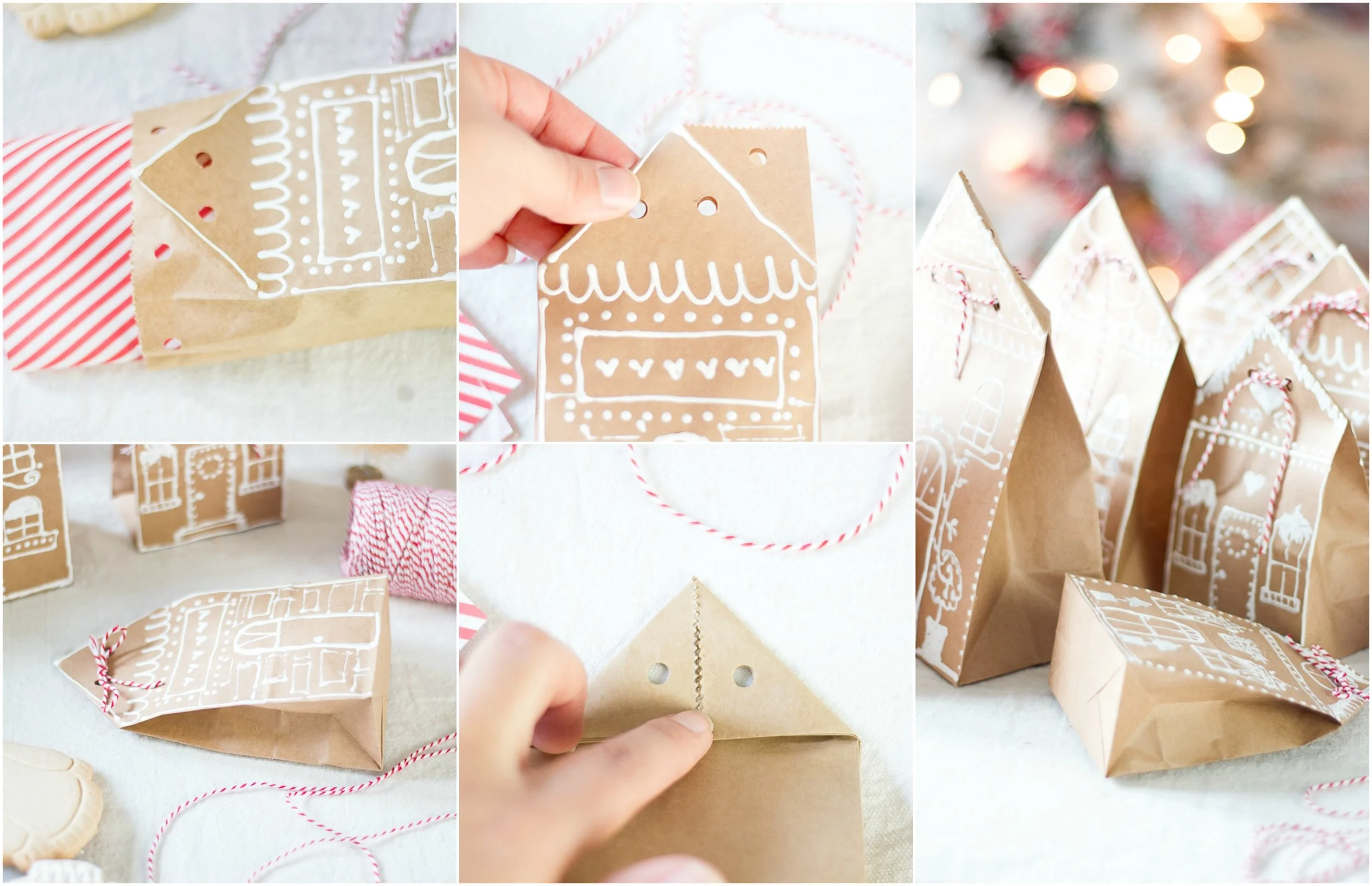 http://www.craftberrybush.com/2015/12/gingerbread-house-paper-bag-gift-wrap-idea.html