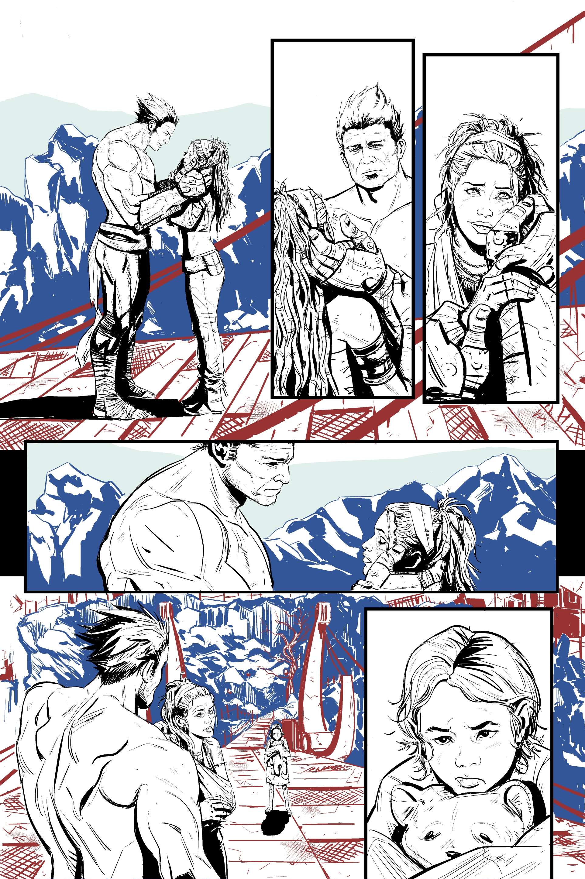 Enslaved: Birthright Line Art
