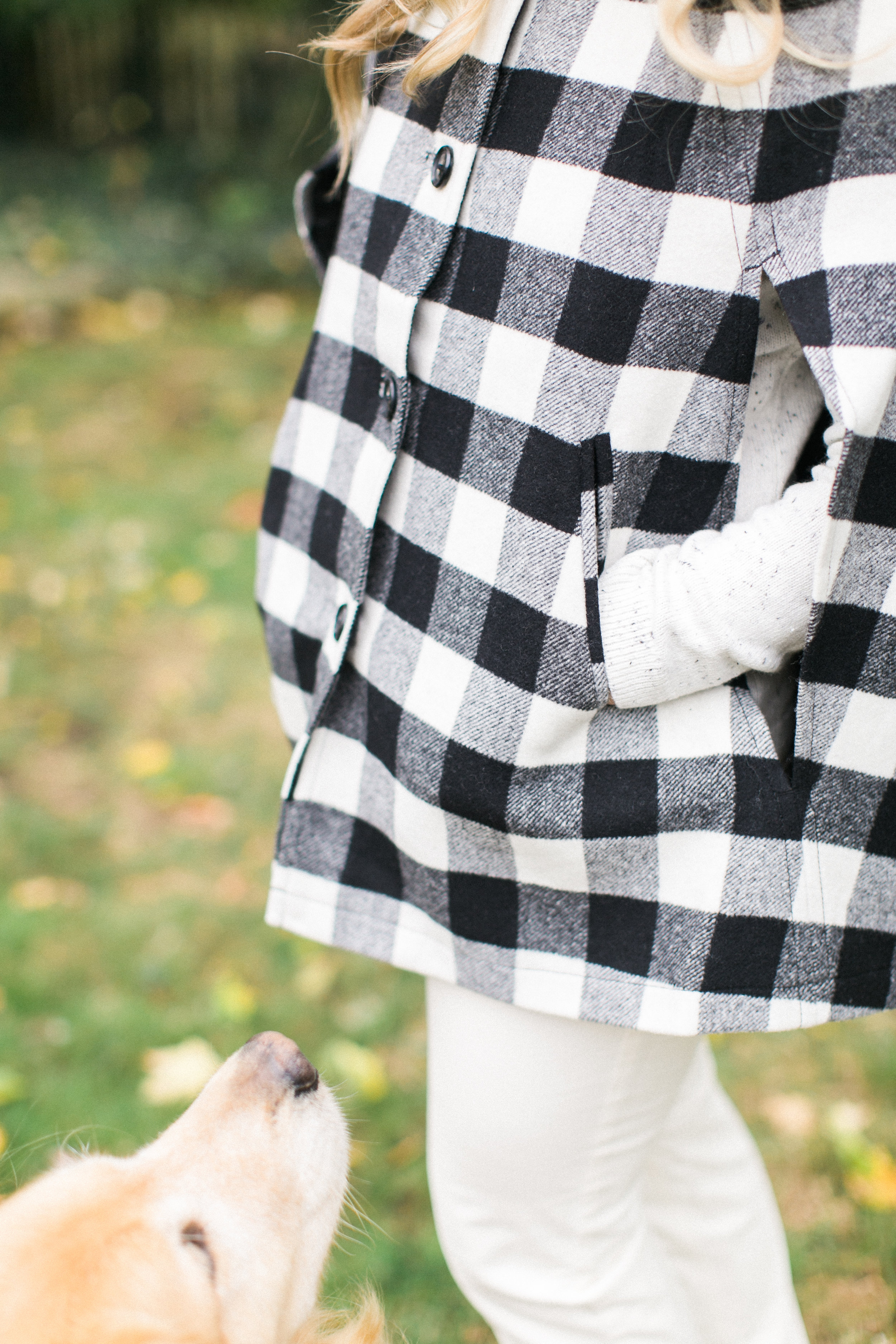 Buffalo Check Cape for the Win