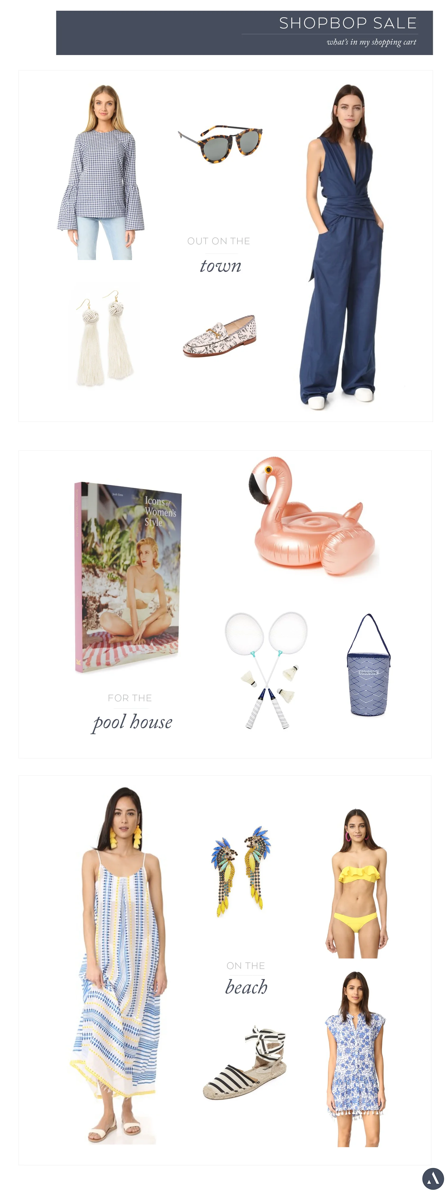 Mega Sale + My Dream Shopping Cart for my Charleston Trip