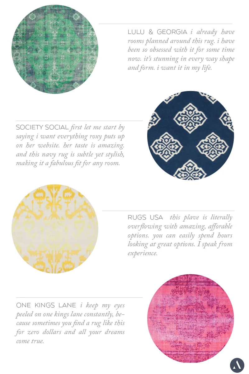 Sourcing: Rugs