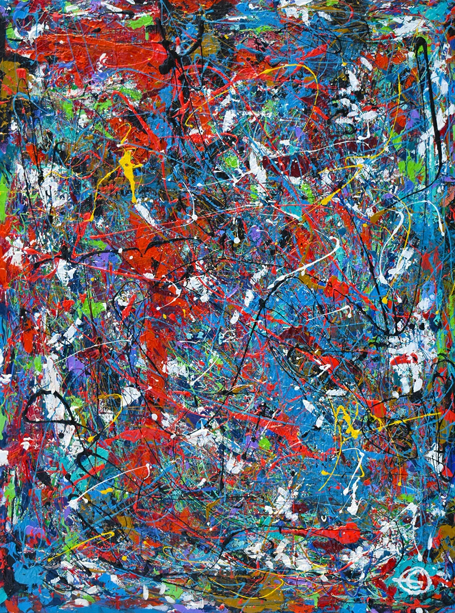Shifting Gears. 36x48. Acrylic. 