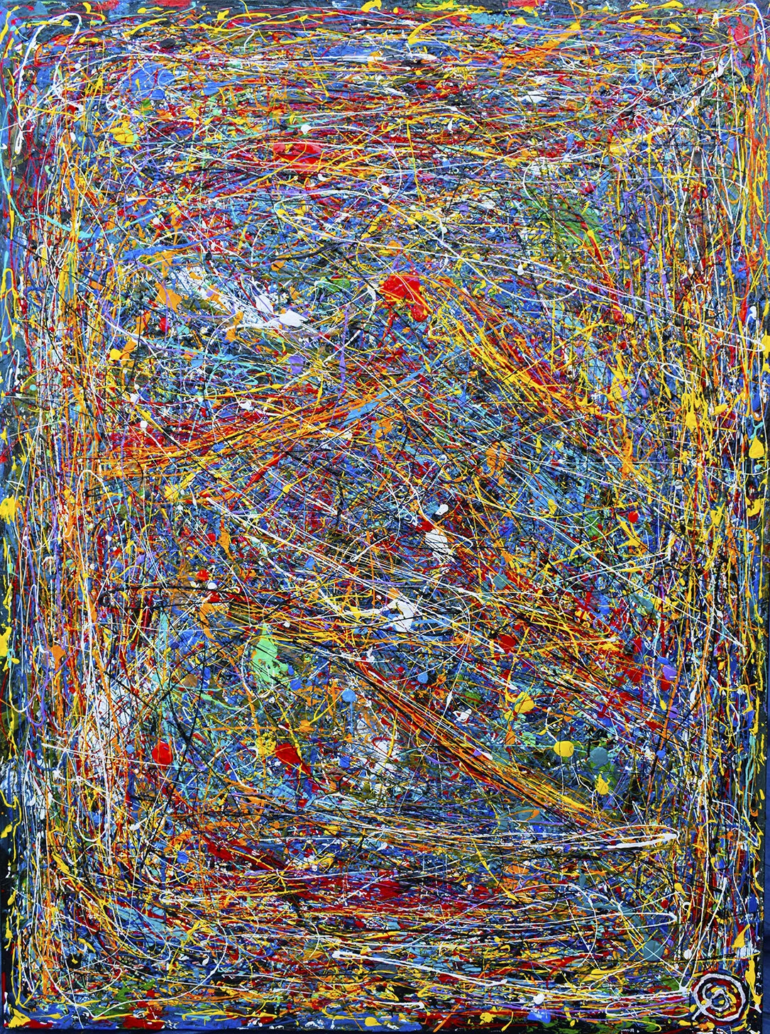 It's Complex. 36x48. Acrylic.