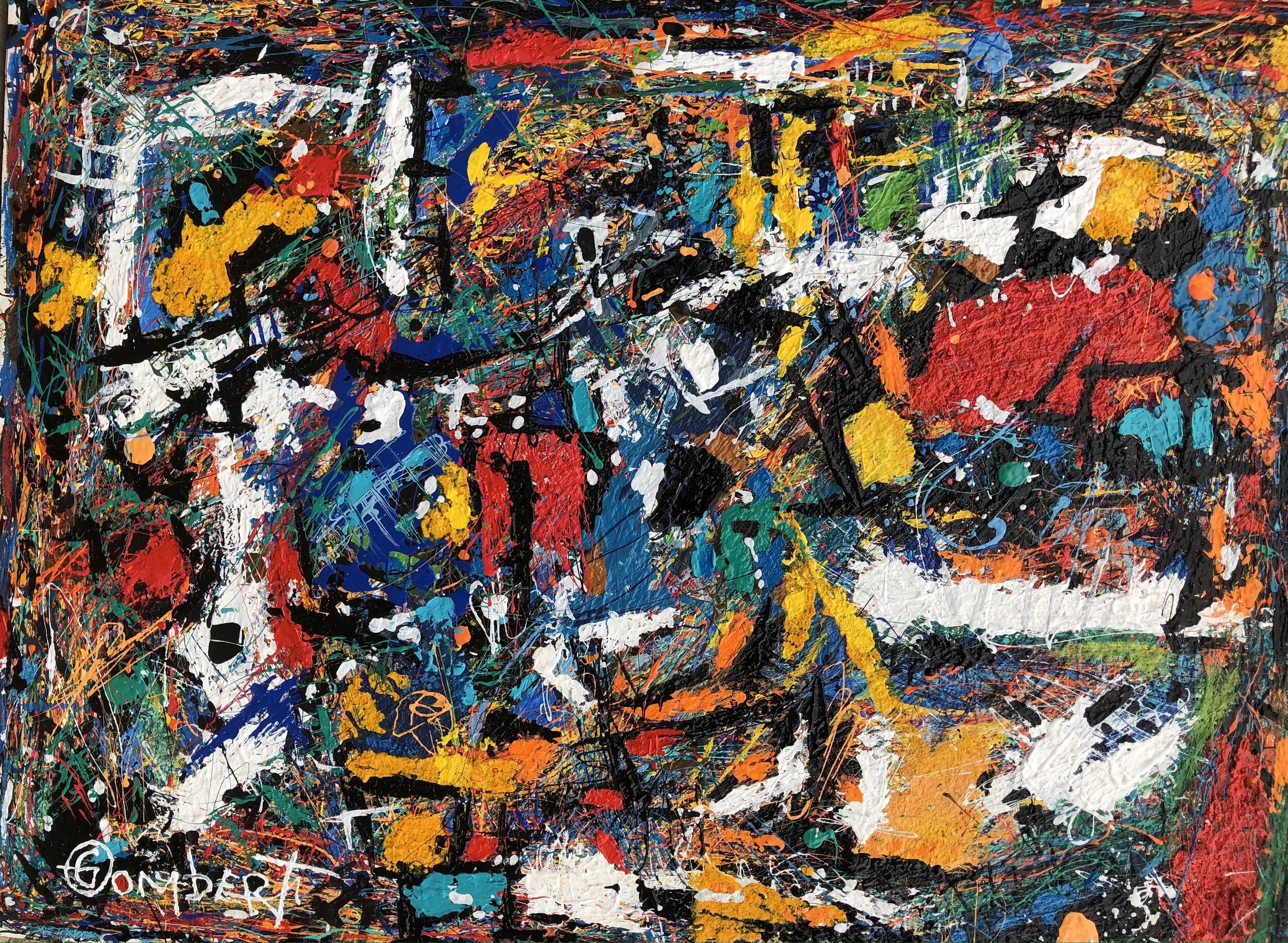 THIS IS THE DAY. 48X36. MIX MEDIA. 2121