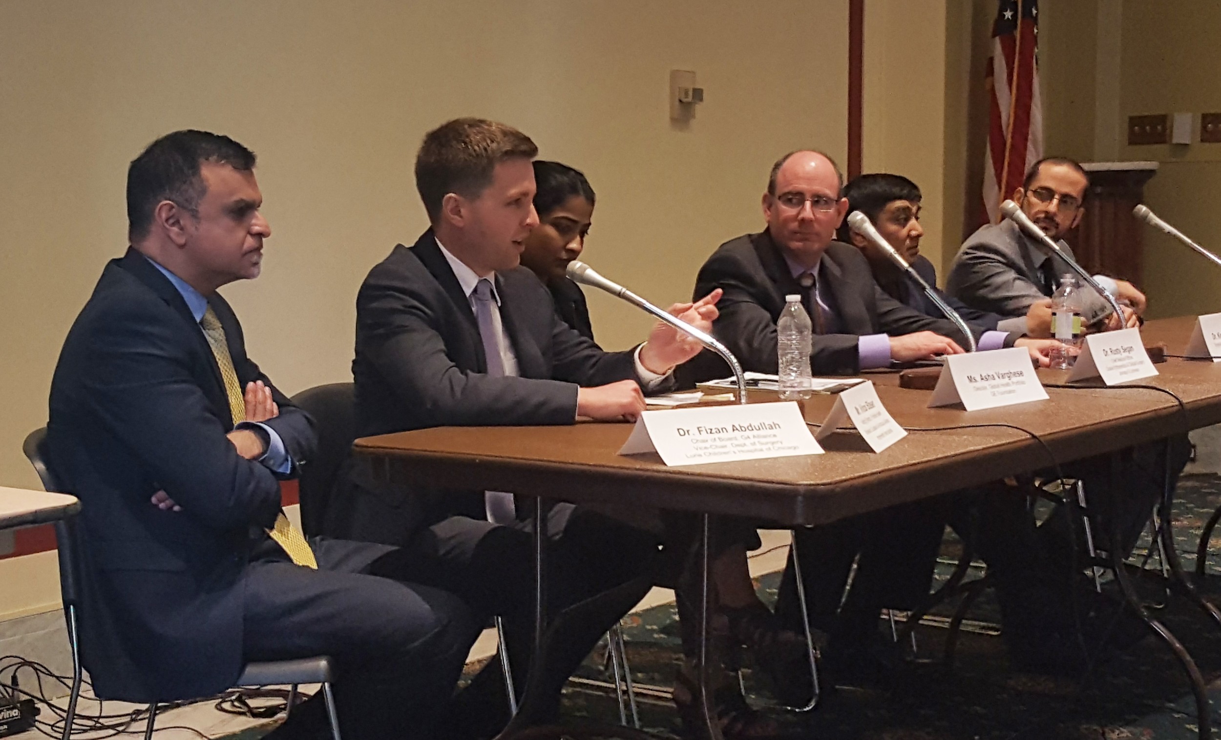 Vince Blaser (IntraHealth International & Frontline Health Workers Coalition) responds to a question about H.Res 419, a House resolution to address gaps in support and training for frontline health workers in low- and middle-income countries.