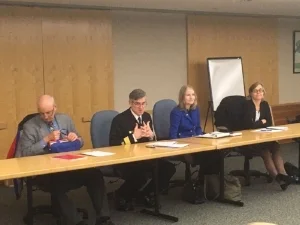 Dr. Edward L. Trimble (Director, Center for Global Health National Cancer Institute, NIH, DHHS); Capt. Mitchell I. Wolfe (Acting Assistant Secretary for Global Affairs, HHS, OGA) and additional US Gov. representatives respond to comments.