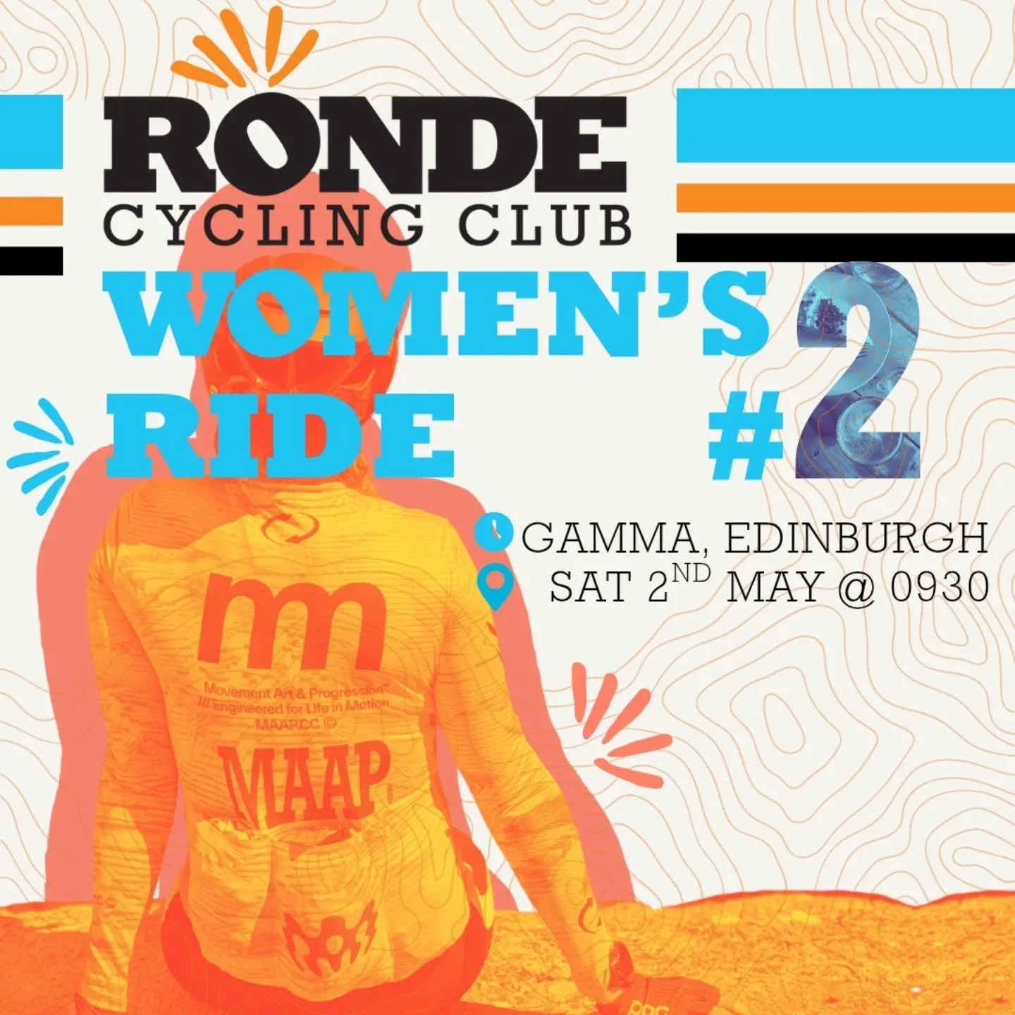 🚴&zwj;♀️ It&rsquo;s high time for the second Ronde Women&rsquo;s Ride of the year! 🚴&zwj;♀️ 

Come along on Saturday 2nd May for a 62km adventure into West Lothian. We&rsquo;ll make the most of cycle paths and wee country lanes, climbing gradually 