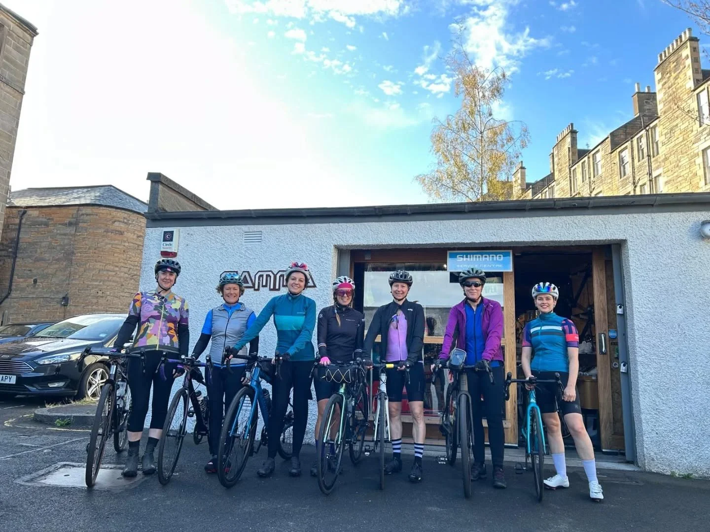 Great to see another successful Ronde women's  ride, this time as part of the @rapha Women's 100! 

#RondeCC #scottishcyclin100