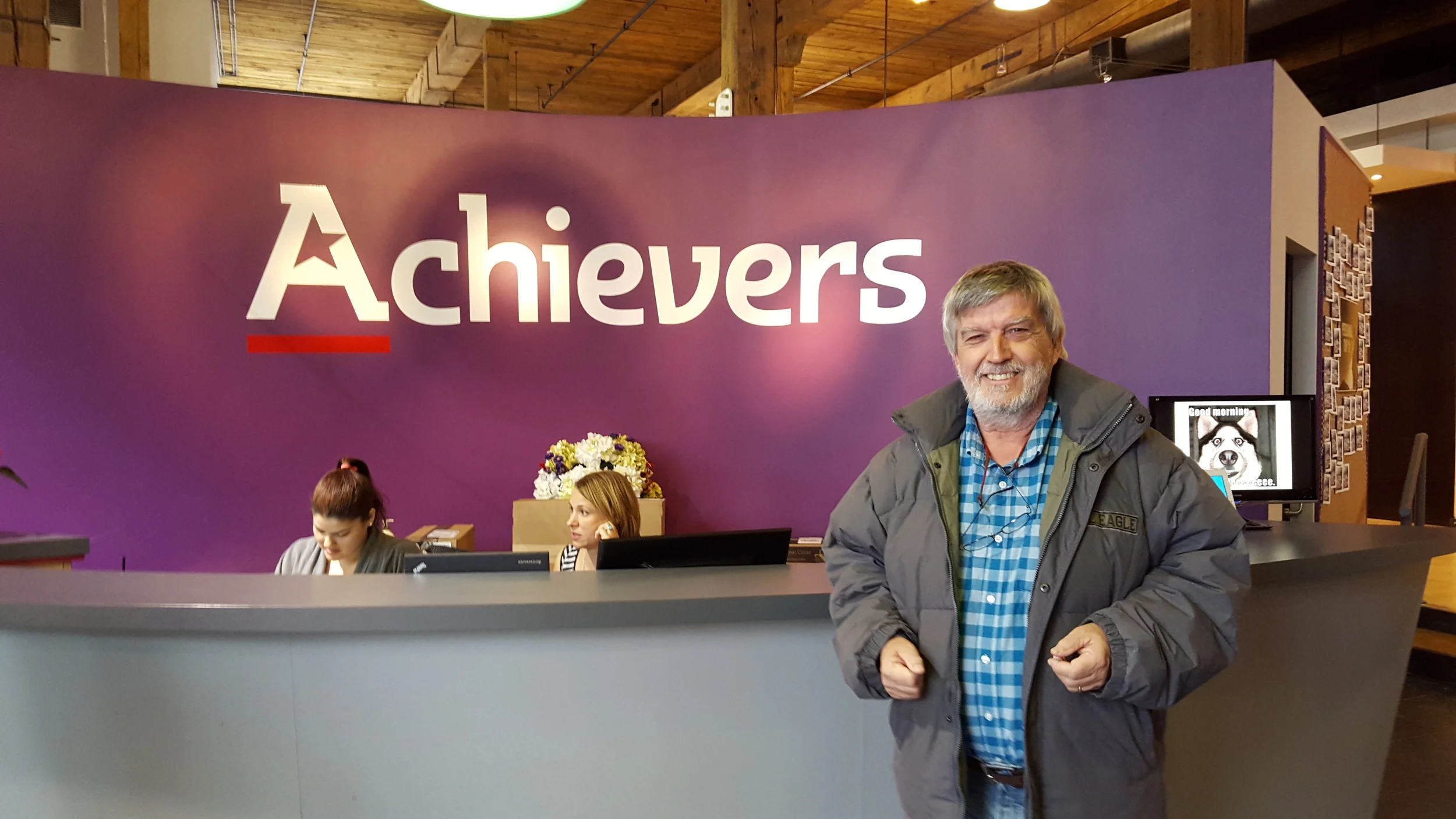 Burckhardt at Achievers, obviously!