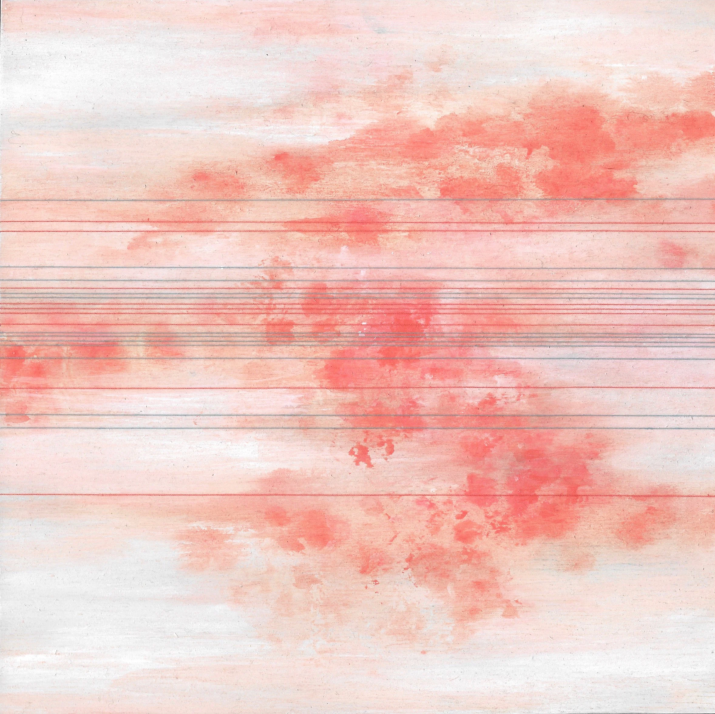 Summer Salutations, No. 2 Thread & Acrylic 8 x 8 in, 2016