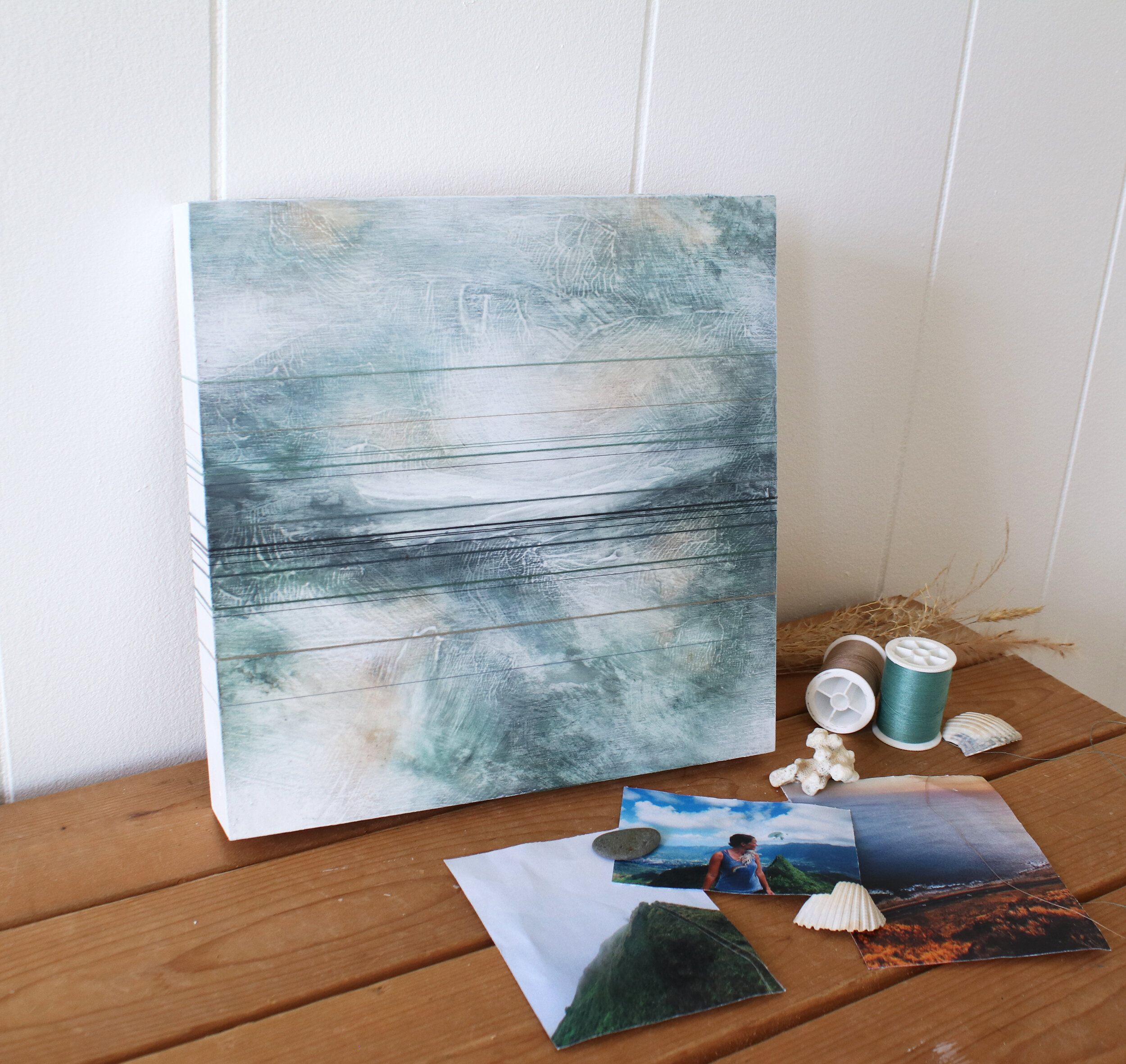 "From Above, Oahu" - 10"x10"