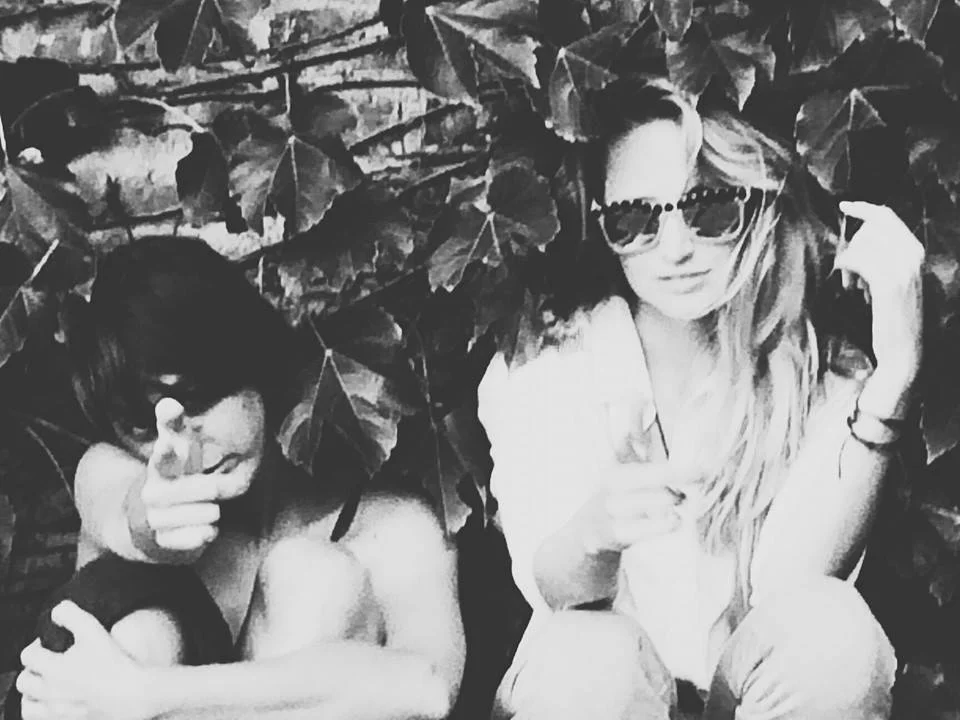 Me & April. Photo by Daniel Schor