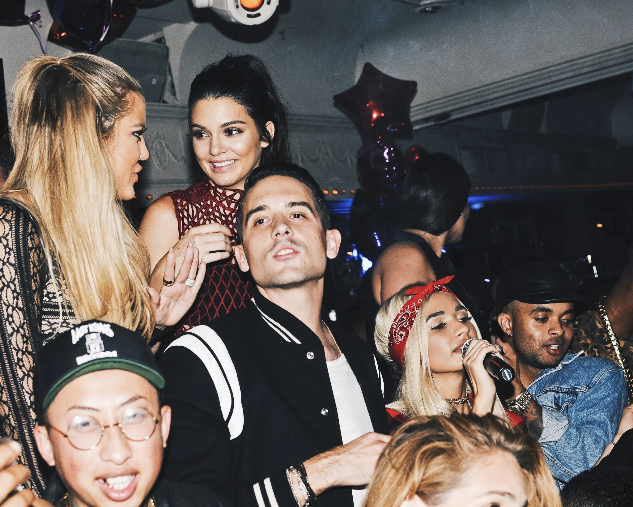 Khloe, Kendall and G-Eazy, 2015