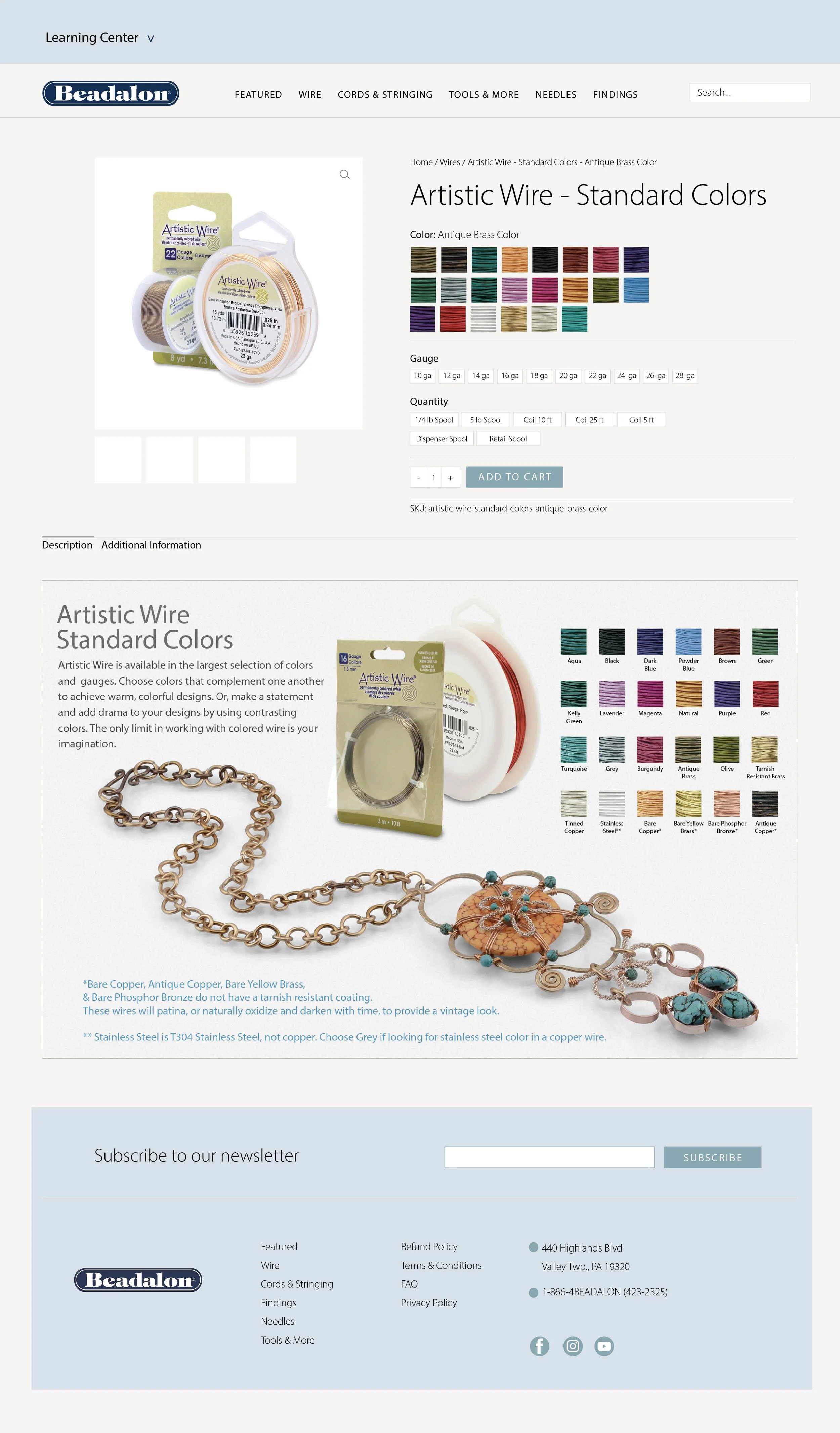 Web Store Interface Design