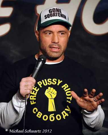 Joe Rogan-I have been photographing Joe for over 10yrs. He has always been cool with me. He is a comedy animal!