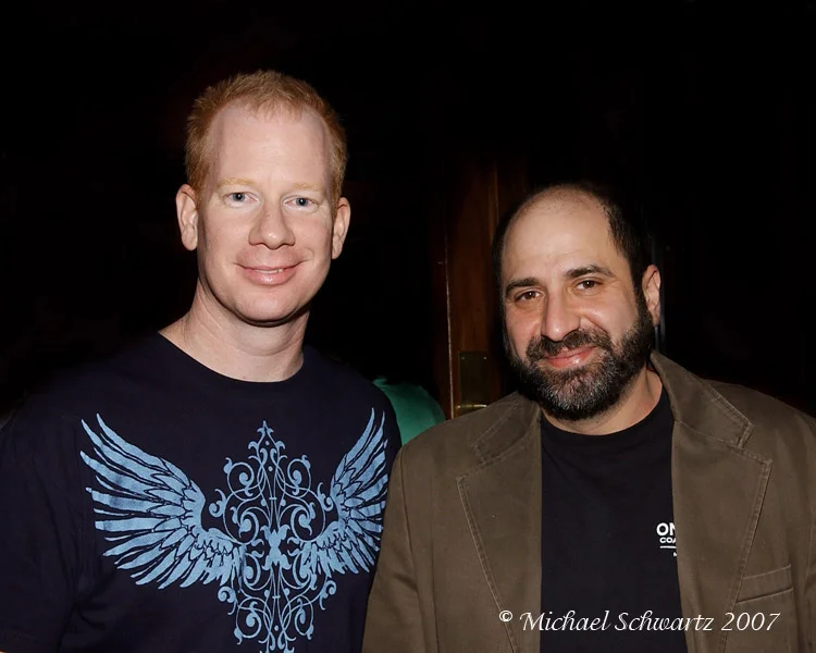 Darren Carter (L) and Dave Attell