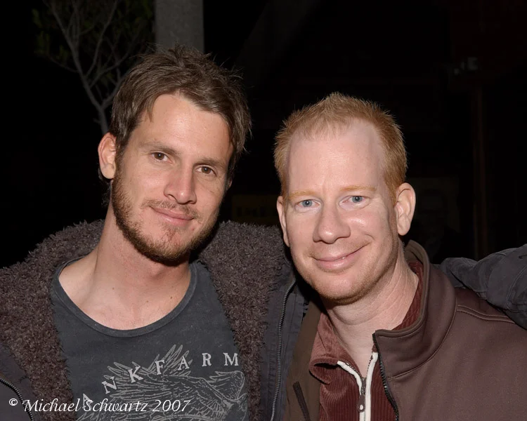 Daniel Tosh (L) and Darren Carter