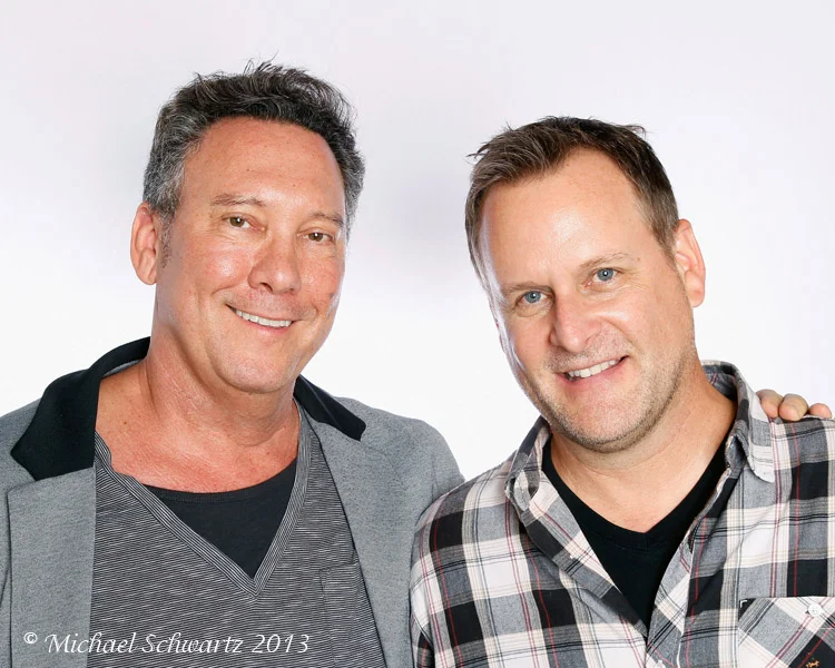 Full House creator Jeff Franklin (L) and Dave Coulier