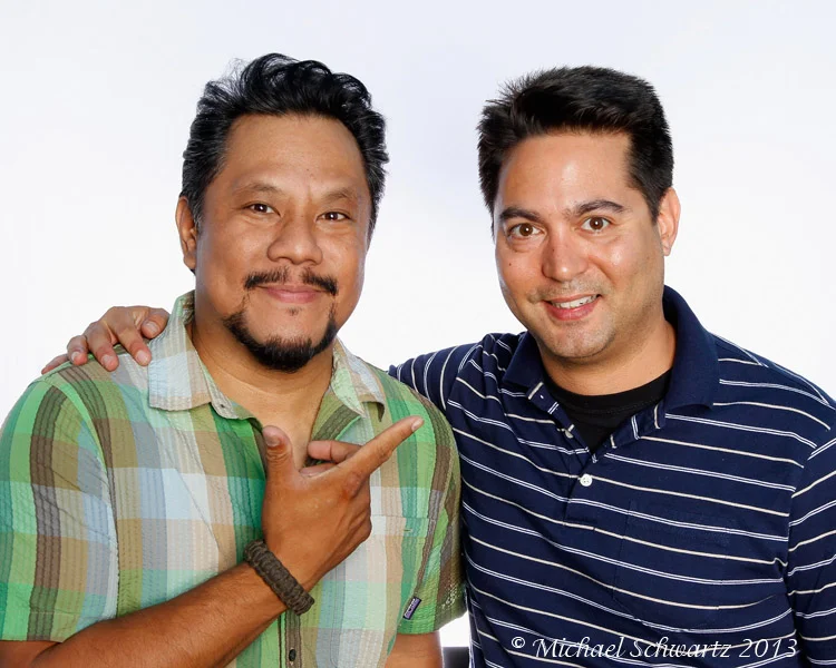 Rex Navarrete (L) and Dan Gabriel