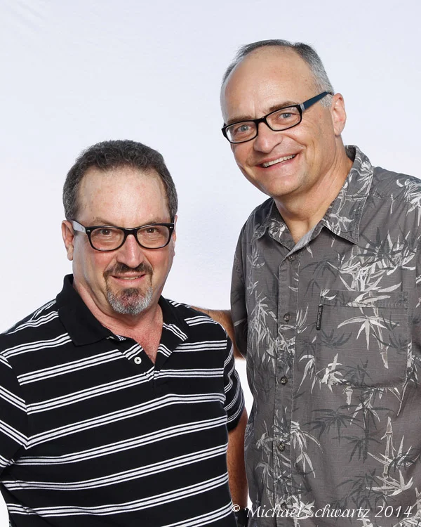 The very funny Brad Upton and I