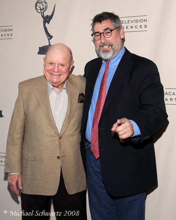 Don Rickles with director John Landis
