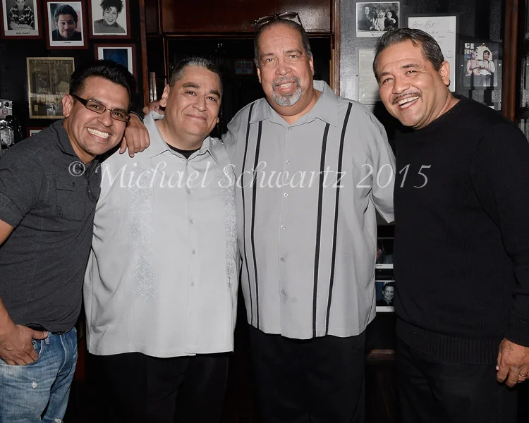 (L-R) Rene Garcia, Charles Sanchez, Rude Moreno and Gilbert Esquivel