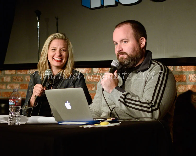Christina Pazsitzky and Tom Segura