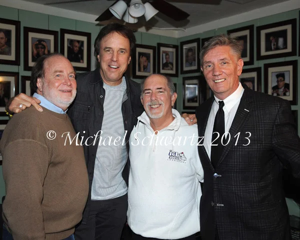 (L-R) Jan Smith, Kevin Nealon, Bob and Frazer Smith