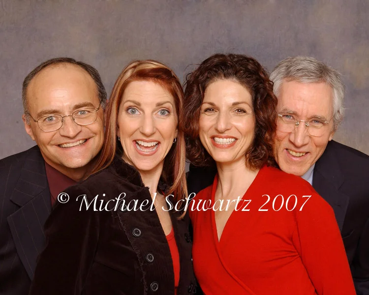 (L-R) Brad Upton, Maryellen Hooper, Cathy Ladman and Jimmy Brogan
