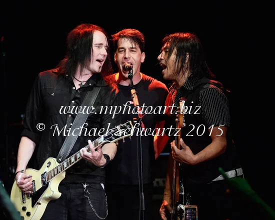 (L-R) Davey French of Everclear, Phil Buckman of Fuel and Freddy Hererra of Everclear