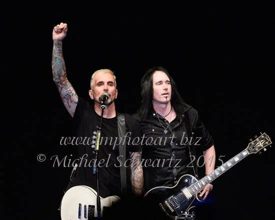 Art Alexakis (L) and Davey French of Everclear